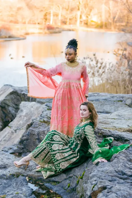 Heritage India Fashions Summer Designs Gorgeous Caitlin Mceachra & Destiny Unique — DOLCE Magazine, June 2022