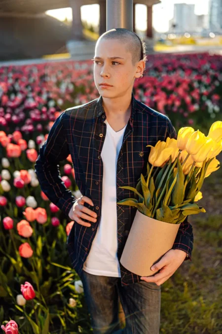 Ratmir in tulips by Roman Karpenko — DOLCE Magazine