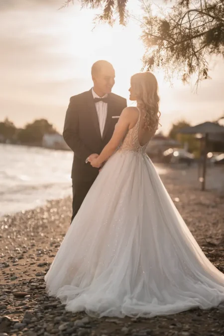 Ilias & Anna Maria seaside romance — DOLCE Magazine, July 2023