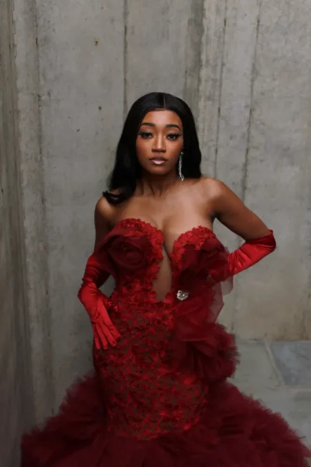 "Concrete Rose: A vision in Red" by Brittany Campbell — DOLCE Magazine
