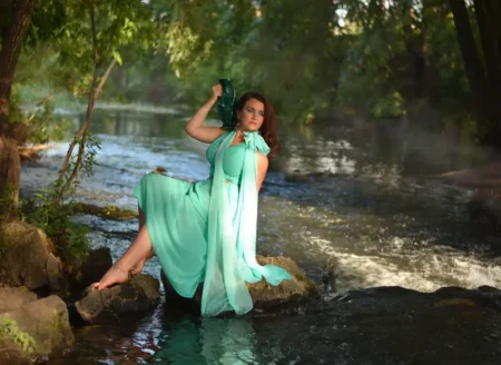 The goddess Agidel, who gives water on Earth. by Proskurina Antonina — DOLCE Magazine