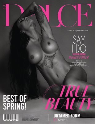 DOLCE Magazine — The April Artistic Nude Edition Vol. 1 2026 cover