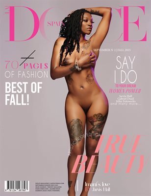 DOLCE Magazine — The September Artistic Nude Edition Vol. 1 2025 cover