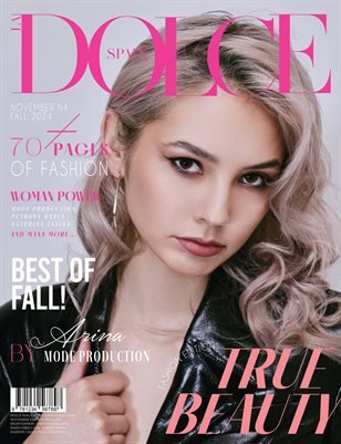 Arina — DOLCE Magazine | The November Fashion & Beauty Edition | Vol.4 | 2024