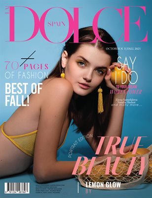 DOLCE Magazine — The October Portrait Edition Vol. 3 2025 cover